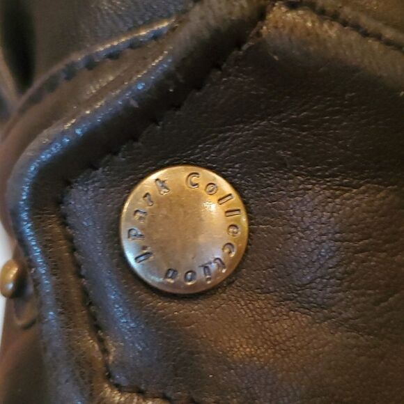 J.Park Collection Mens Leather Jacket! Size L Excellent Condition! - Picture 13 of 14